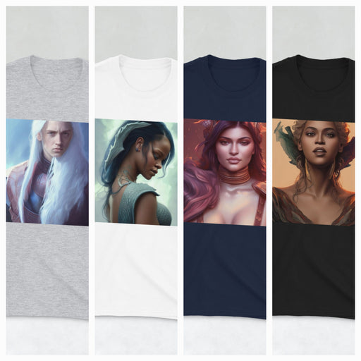 Celebrity ai art unisex t-shirt collection